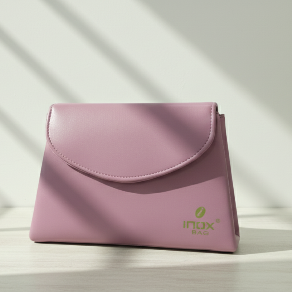Magenta Simple Flap Sling Bag