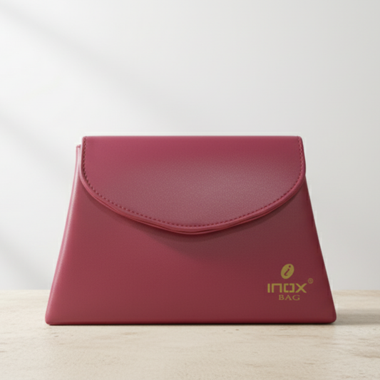 Magenta Simple Flap Sling Bag