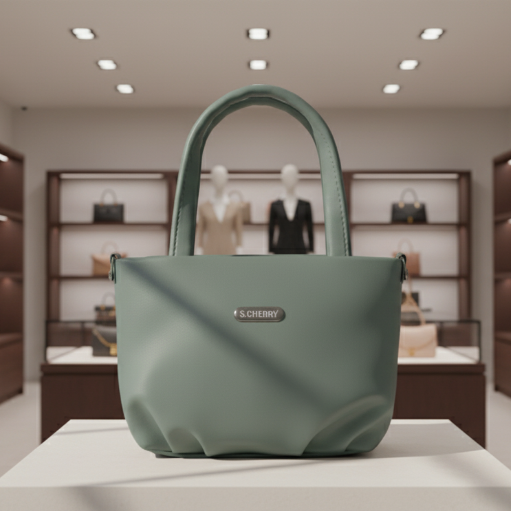 Classic Tan Leatherette Tote Bag